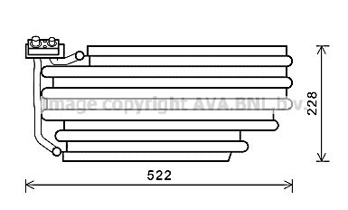 AVA QUALITY COOLING Испаритель, кондиционер SCV030